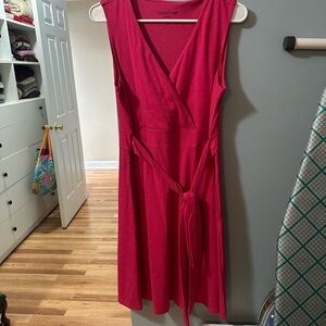 Women's Pink Wrap Dress